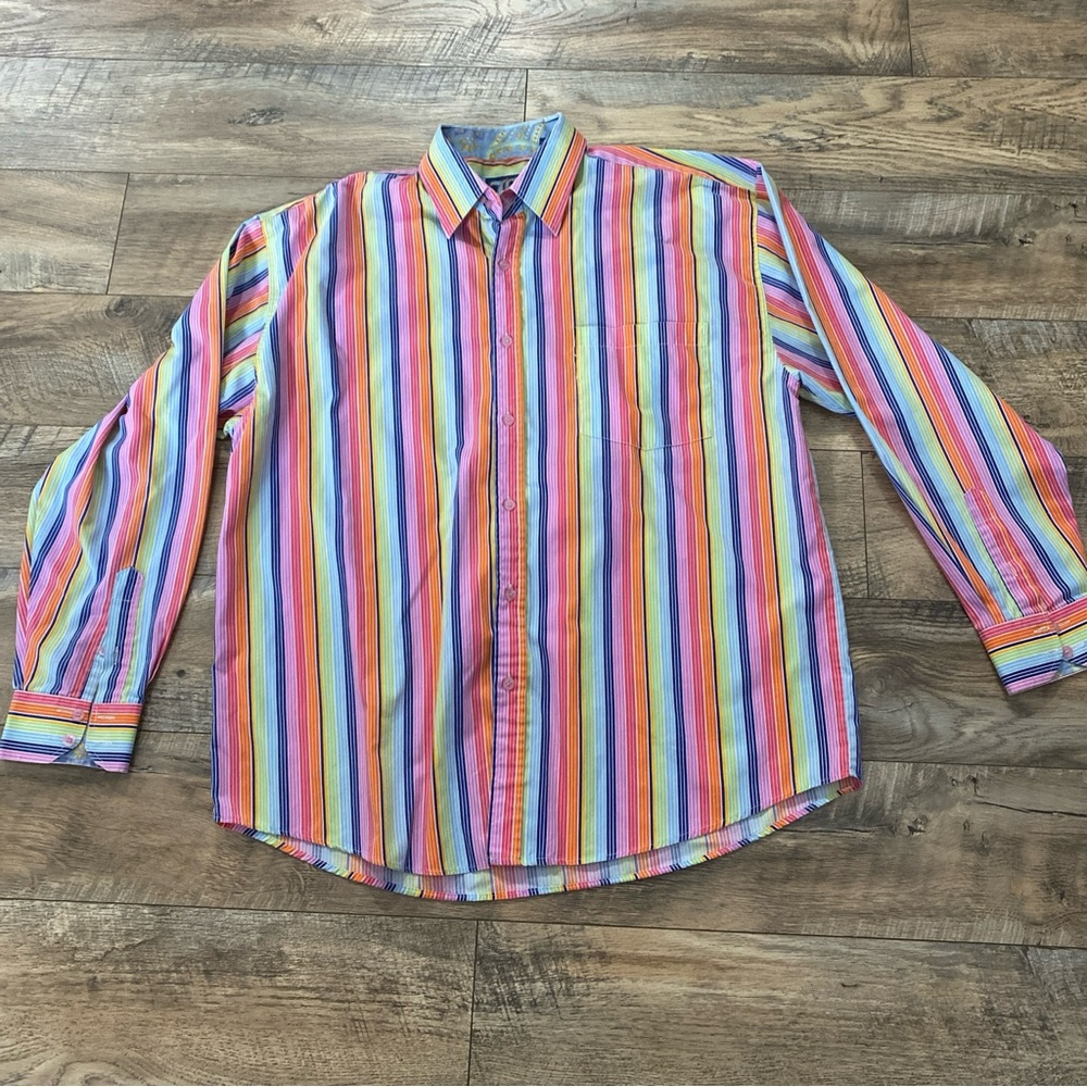 B by Brooklyn Express Colorful Button Down